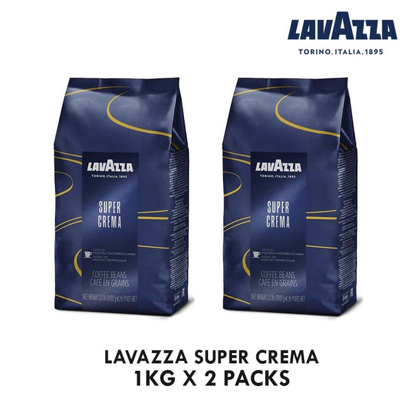 Lavazza Whole Bean Coffee- Supercrema 1kg, Italy – Shoppurebeauty