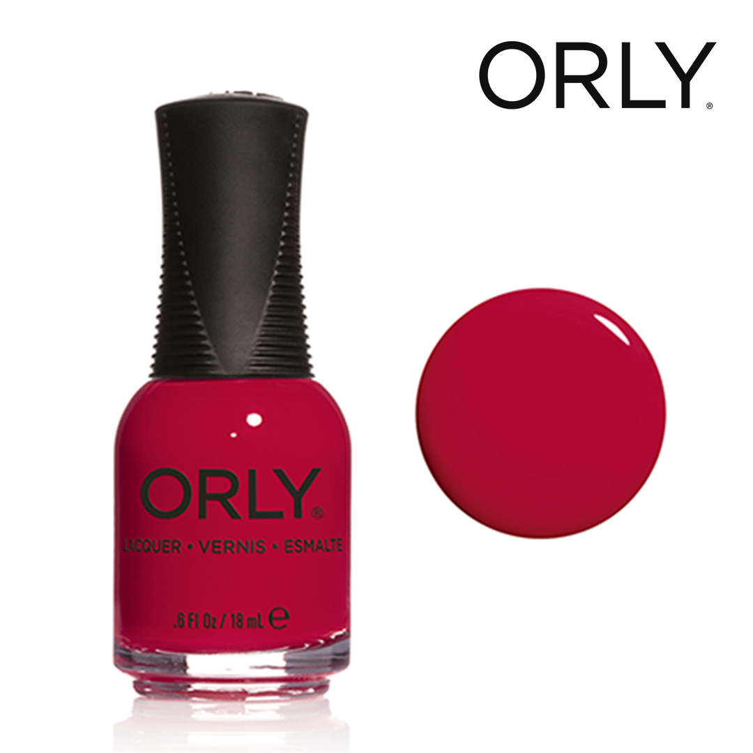 Orly Cruelty-Free Vegan Nail Polish - Haute Red 18ml (20001)