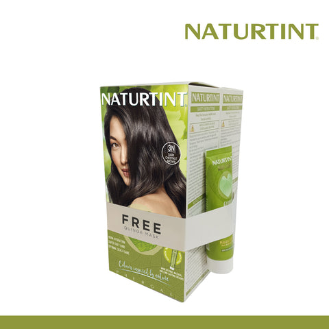 Naturtint Hair Color 3N Pack of 2 - FREE Naturtint Hair Food Quinoa 30ml