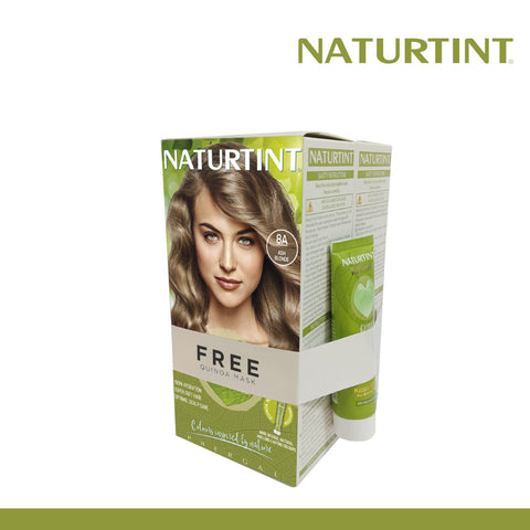 Naturtint Hair Color 8A Pack of 2 - FREE Naturtint Hair Food Quinoa 30ml