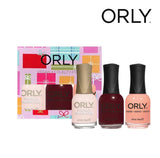 Orly Nail Lacquer Color Pink Gift Set 3 18ml