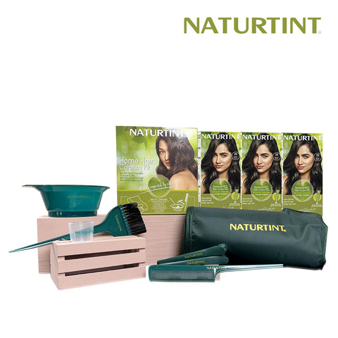 Naturtint Hair Color 2N Pack of 3 - FREE Naturtint Coloring Kit 6 Elements