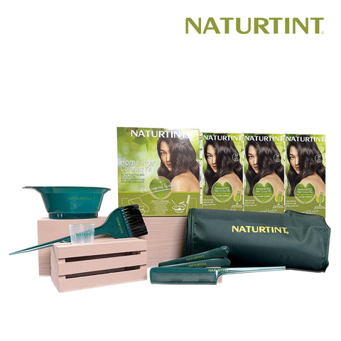 Naturtint Hair Color 3N Pack of 3 - FREE Naturtint Coloring Kit 6 Elements