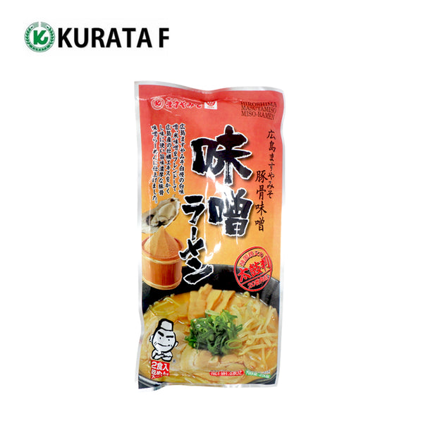 Kurata Foods Setouchi Hiroshima Masuyamiso Miso Ramen Dried Noodles- 2 servings