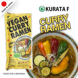 Kurata Foods Vegan Curry Ramen Dried Noodles- 2 servings