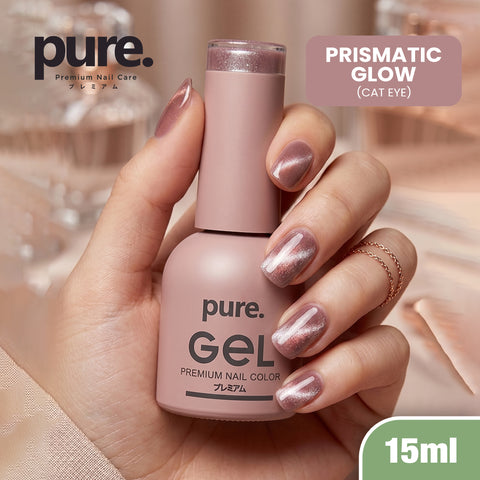 Pure Gel Cat Eye Premium Nail Polish Prismatic Glow 15ml