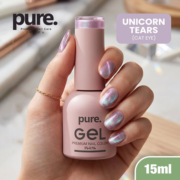 Pure Gel Cat Eye Premium Nail Polish Unicorn Tears 15ml