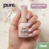 Pure Gel Cat Eye Premium Nail Polish Wild Orchid 15ml