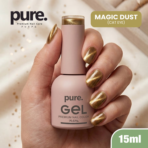 Pure Gel Cat Eye Premium Nail Polish Magic Dust  15ml