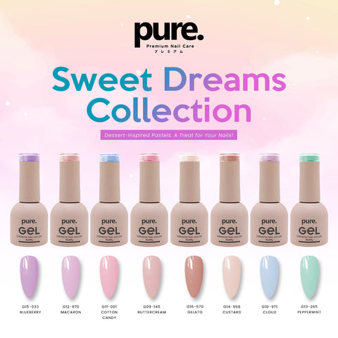 Pure. Gel Premium Nail Color Sweet Dreams Collection Bundle