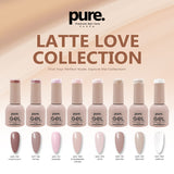 Pure. Gel Premium Nail Color Latte Love Collection Bundle