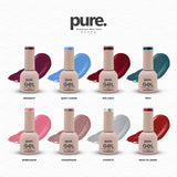 Pure. Gel Premium Nail Color Into The Night Collection Bundle