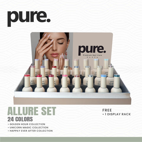 Pure. Gel Premium Nail Color Gel Allure Set