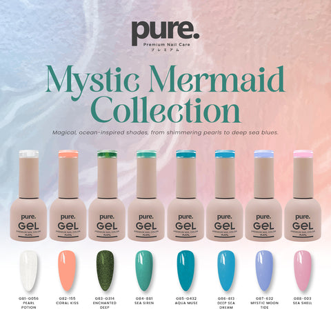Pure. Gel Premium Nail Color Mystic Mermaid Collection Bundle