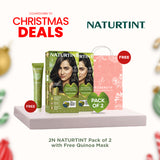 Naturtint Hair Color 2N Pack of 2 - FREE Naturtint Hair Food Quinoa 30ml