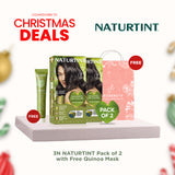 Naturtint Hair Color 3N Pack of 2 - FREE Naturtint Hair Food Quinoa 30ml