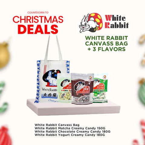 White Rabbit Canvass Bag - 3 Flavors