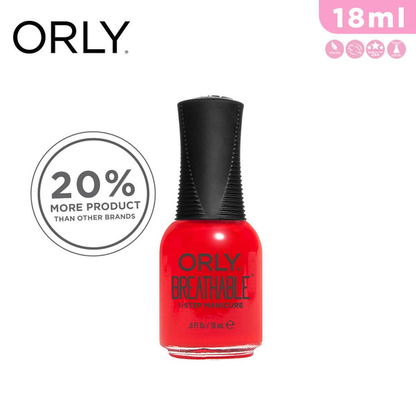 Orly Breathable Nail Lacquer Color Cherry Bomb 18ml