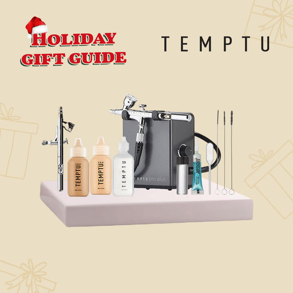 Holiday Bundle Temptu Pro Plus Essential Airbrush Kit - Airbrush Compressor