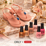 Orly x Grendha - Buy Breathable Nail Lacquer Glow & Behold 18ml- 6pix Set Get a FREE Grendha Slipper