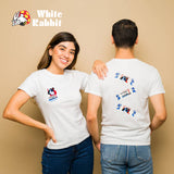 Limited Edition Dri-Fit White Rabbit White T-Shirt Trio Candies– Unisex, Quick-Dry Sports & Casual Wear