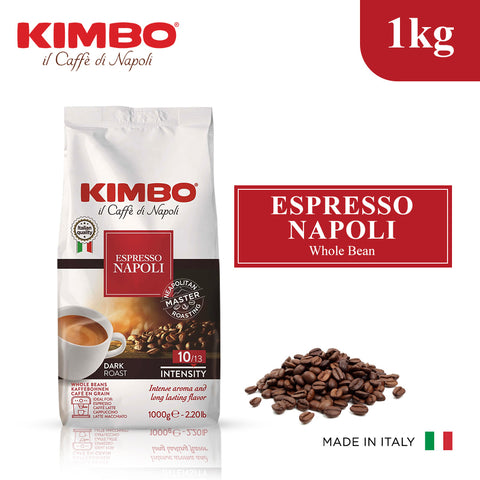 Kimbo Whole Bean Espresso Napoli 1kg Italy