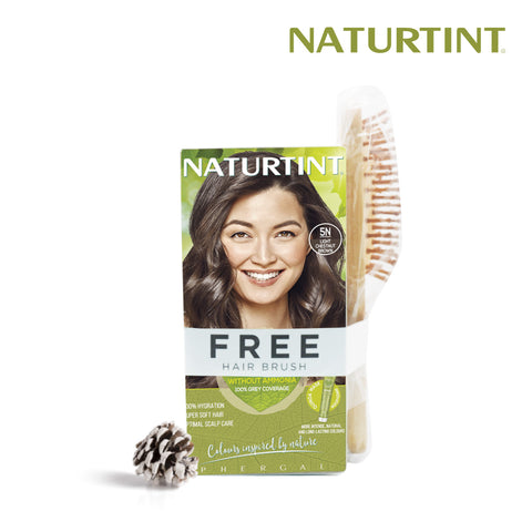 NEW Naturtint Hair Color 5N Light Chestnut Brown - FREE Naturtint Brush