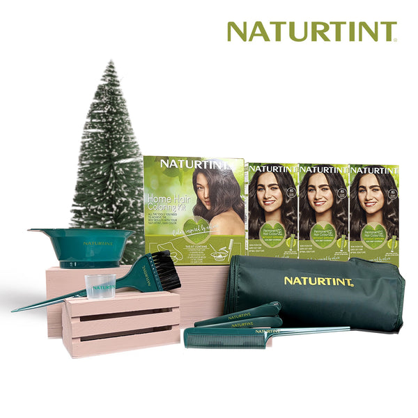 Naturtint Hair Color 4G Pack of 3 - FREE Naturtint Coloring Kit 6 Elements