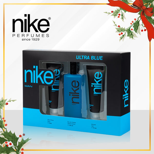 Nike Ultra Blue 100ml EDT + 75ml After Shave + 75ml Shower Gel - GIFT SET