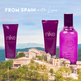 Nike Purple Mood 100ml EDT + 75ml Body Lotion + 75ml Shower Gel - GIFT SET