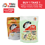 BUY1GET1FREE White Rabbit Yogurt Creamy Candy 108g & Mango Flavor 58g Exp:02-24-26 & 03-01-26