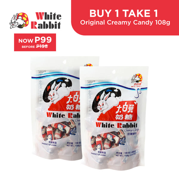 BUY1GET1FREE White Rabbit Creamy Candy 108g Exp:01-31-26