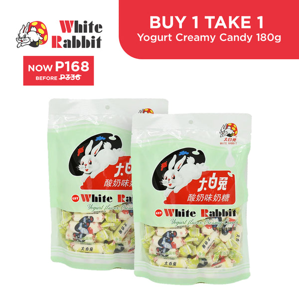 BUY1GET1FREE White Rabbit Yogurt Creamy Candy 180g Exp:02-24-26