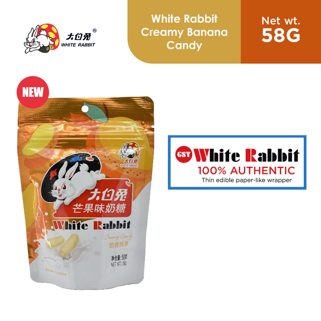 White Rabbit Mango Flavor Creamy Candy - 100% Original 58g – Shoppurebeauty