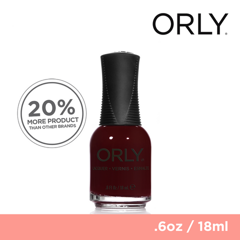 Orly Nail Lacquer Color Bus Stop Crimson 18ml