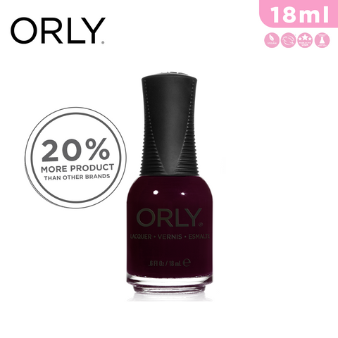 Orly Nail Lacquer Color Plum Noir 18ml