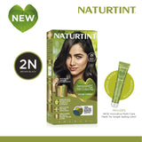 Naturtint Hair Color 2N Pack of 3 - FREE Naturtint Hair Food Quinoa 30ml