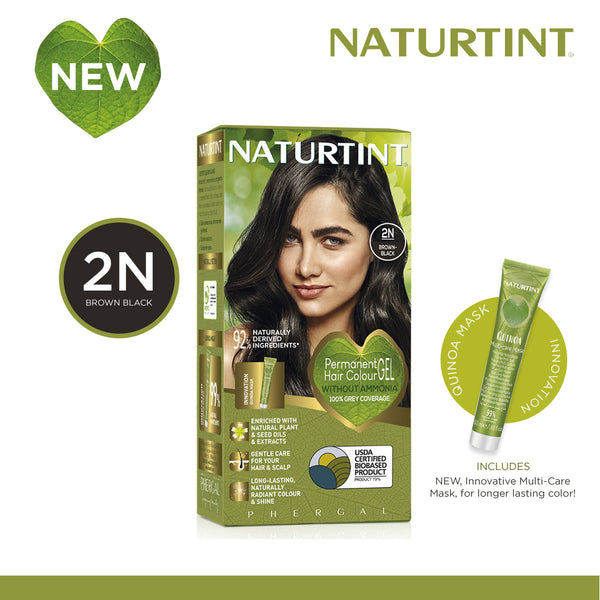 NEW Naturtint Hair Color 2N Brown Black