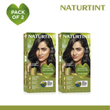 Naturtint Hair Color 2N Pack of 2 - FREE Naturtint Hair Food Quinoa 30ml