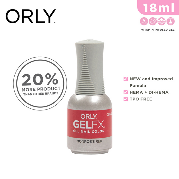 Orly Gel Fx Color Monroe's Red 18ml