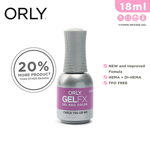 Orly Gel Fx Nail Color Check Yes or No 18ml