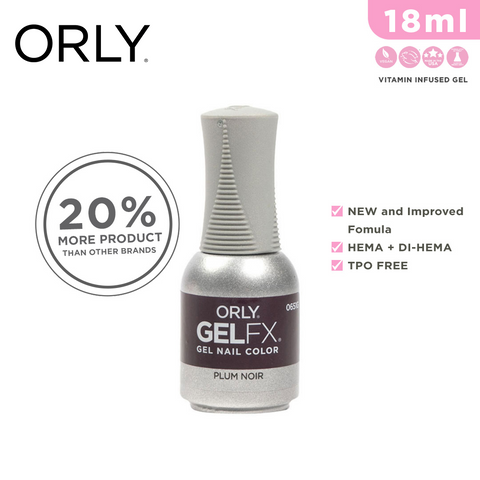 Orly Gel Fx Color Plum Noir 18ml