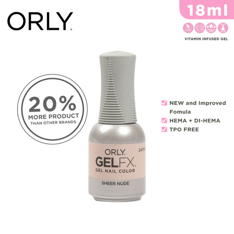 Orly Gel Fx Color Sheer Nude 18ml