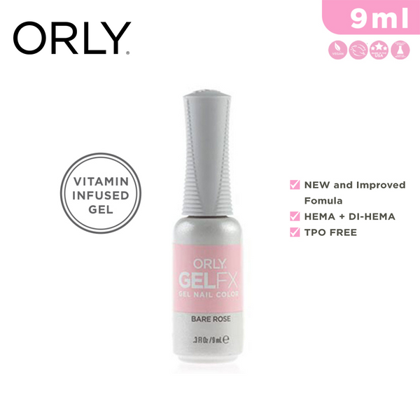 Orly Gel Fx Color Bare Rose 9ml
