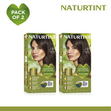 Naturtint Hair Color 4N Pack of 2 - FREE Naturtint Hair Food Quinoa 30ml