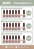 Pure. Gel Premium Nail Color Treatment 6 + 1 Free Prime