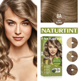 Naturtint Hair Color 8A Pack of 3 - FREE Naturtint Hair Food Quinoa 30ml
