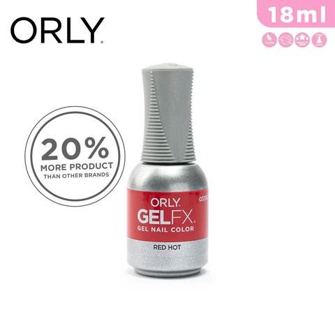 Orly Gel Fx Nail Color Red Hot 18ml