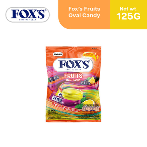 Fox's Fruits Oval Flowrap Candy 125g