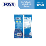 Fox's Candy Crystal Clear Mint's Oval Flowrap Candy 90g Pack of 3